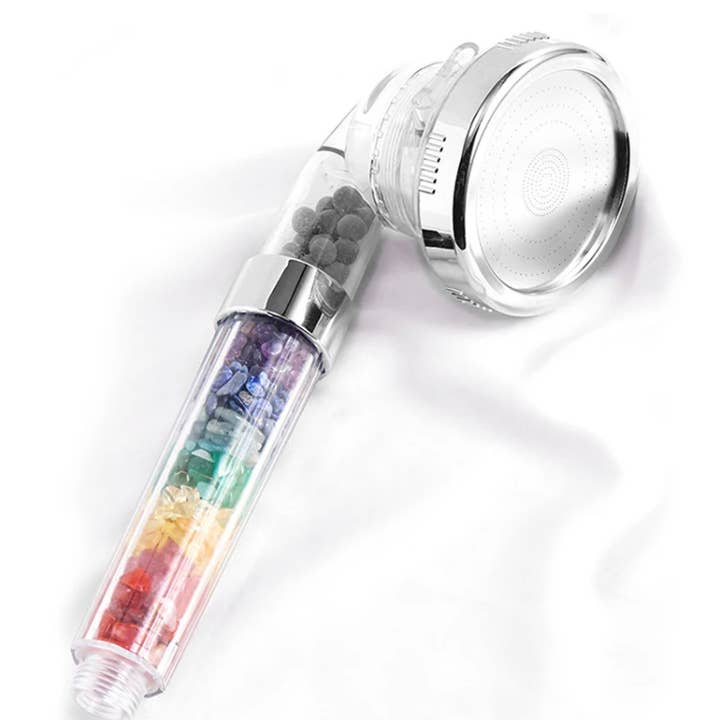 Earth's Gems Boutique - Wholesale Shower Head - Crystal Infused shower head- bath accessory, shower steamer