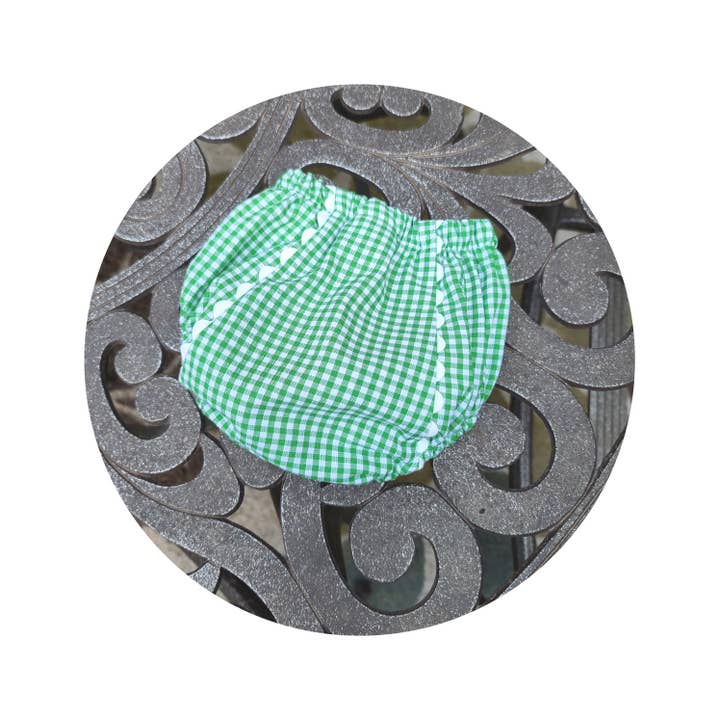 THE ROYALTY COLLECTION - Wholesale Underwear/Diaper Cover - Baby - Gingham Diaper Covers with Ric Rac12