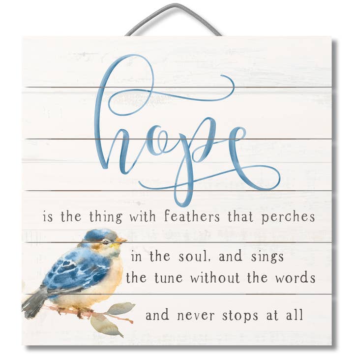 "Hope" Pallet Wood Sign 12 x 12 for wholesale by Conimar Promotions