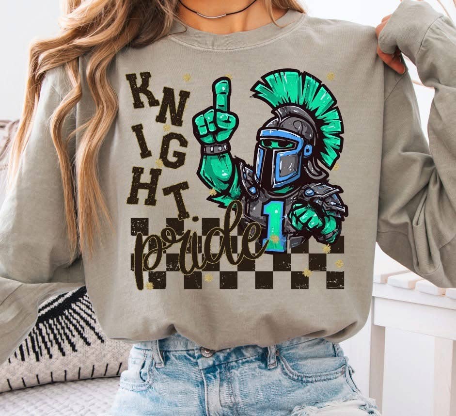 The Lyrical Spirit, LLC - Wholesale T-Shirt (Graphic) - Women's - School Spirit Mascot Pride Sandstone LS CC T-Shirt 24