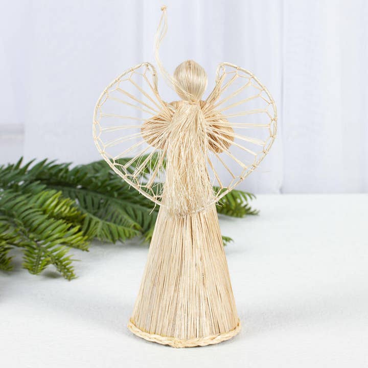 Factory Direct Craft - Wholesale Doll - Kids - 6" Abaca Straw Cone Angel