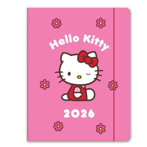 Studio Oh! - Wholesale Planner - 2026 Hello Kitty Playful Pink Just Right Monthly Planner