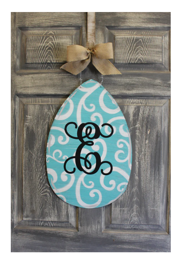 Steel Southern Designs - Wholesale Door Hanger - Outdoor Metal Art Egg3