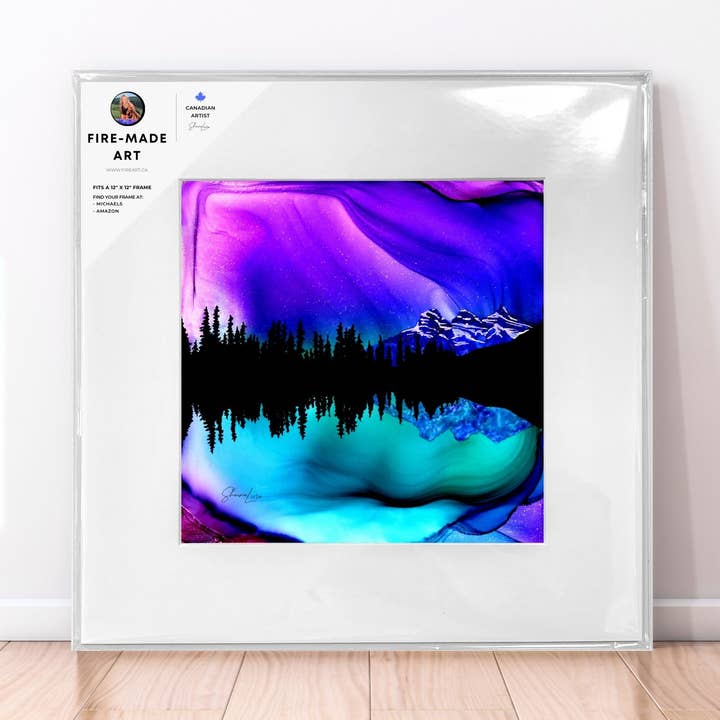 Song Of The Three Sisters | Fire-Made Art Mountain Print for wholesale by Fire-Made Art