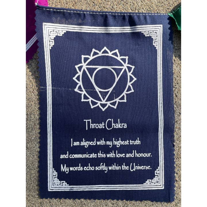 Like International - Wholesale Flag - 7-Chakra Prayer Flags Bright Decor7