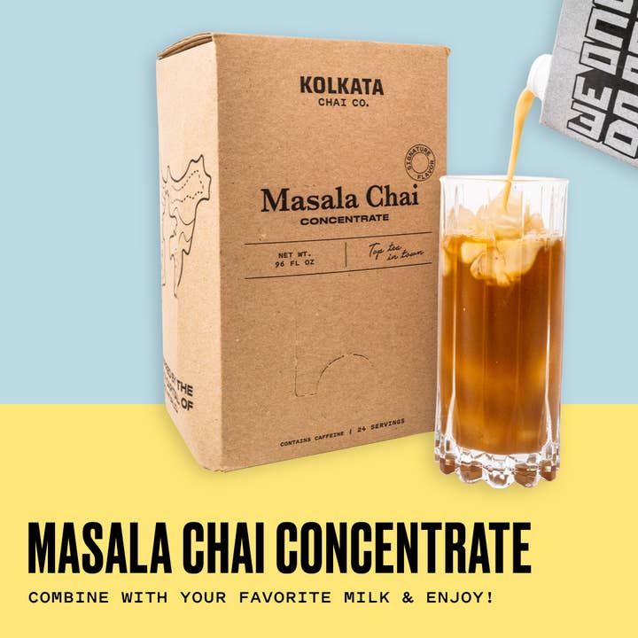 KOLKATA CHAI CO - Wholesale Iced Tea - Organic Microbrewed Masala Chai Concentrate4