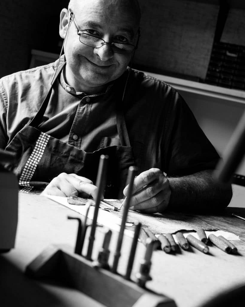 Grifos pens – wholesale Pennor – Blå bläckfiskläderfyllepennor med grepp i silver 9253