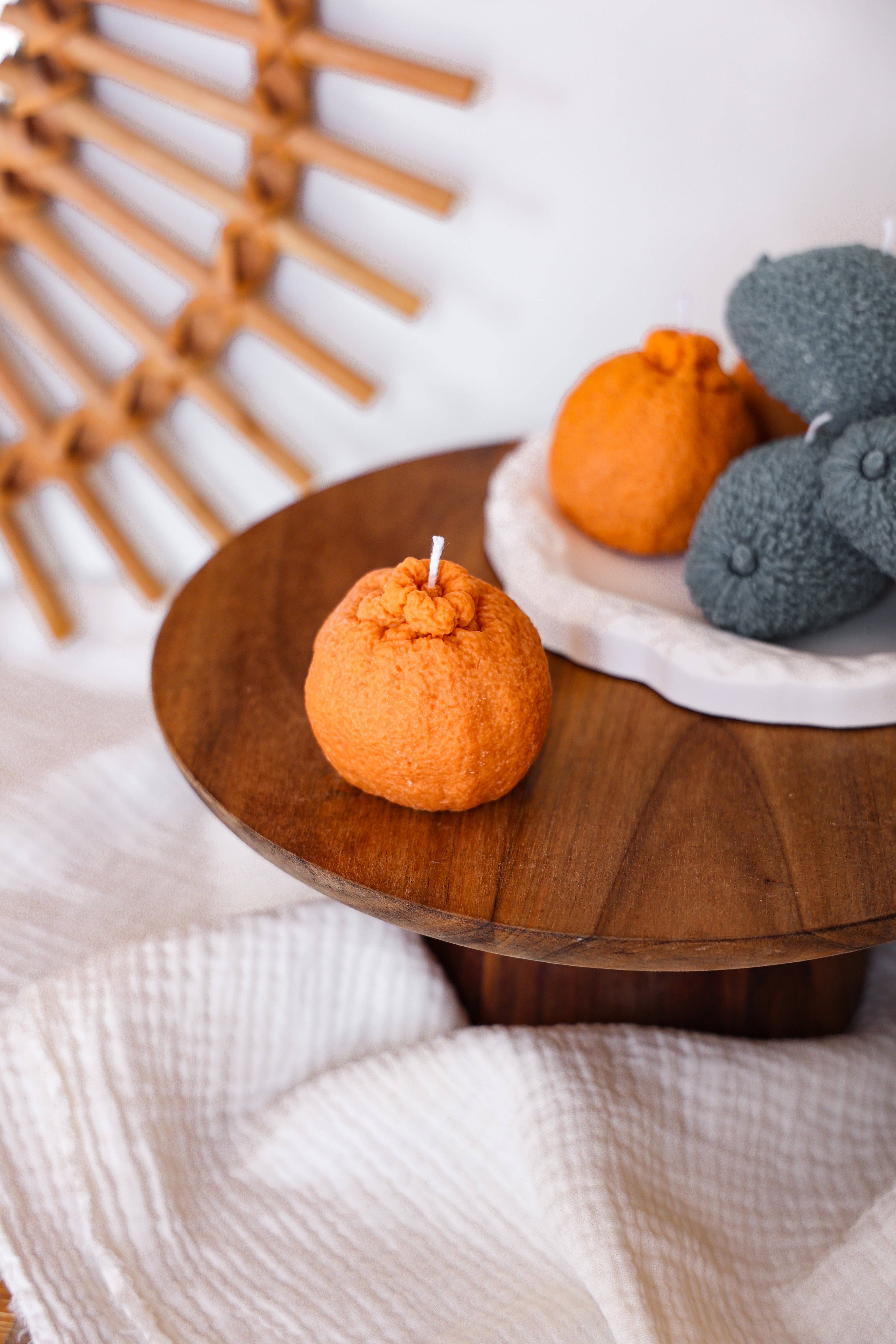 Niki Candle - Wholesale Novelty Candle - Orange1