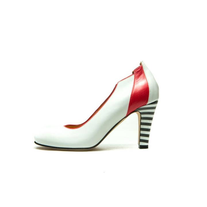 Pumps – Walking tree – White for wholesale by Milenika shoes
