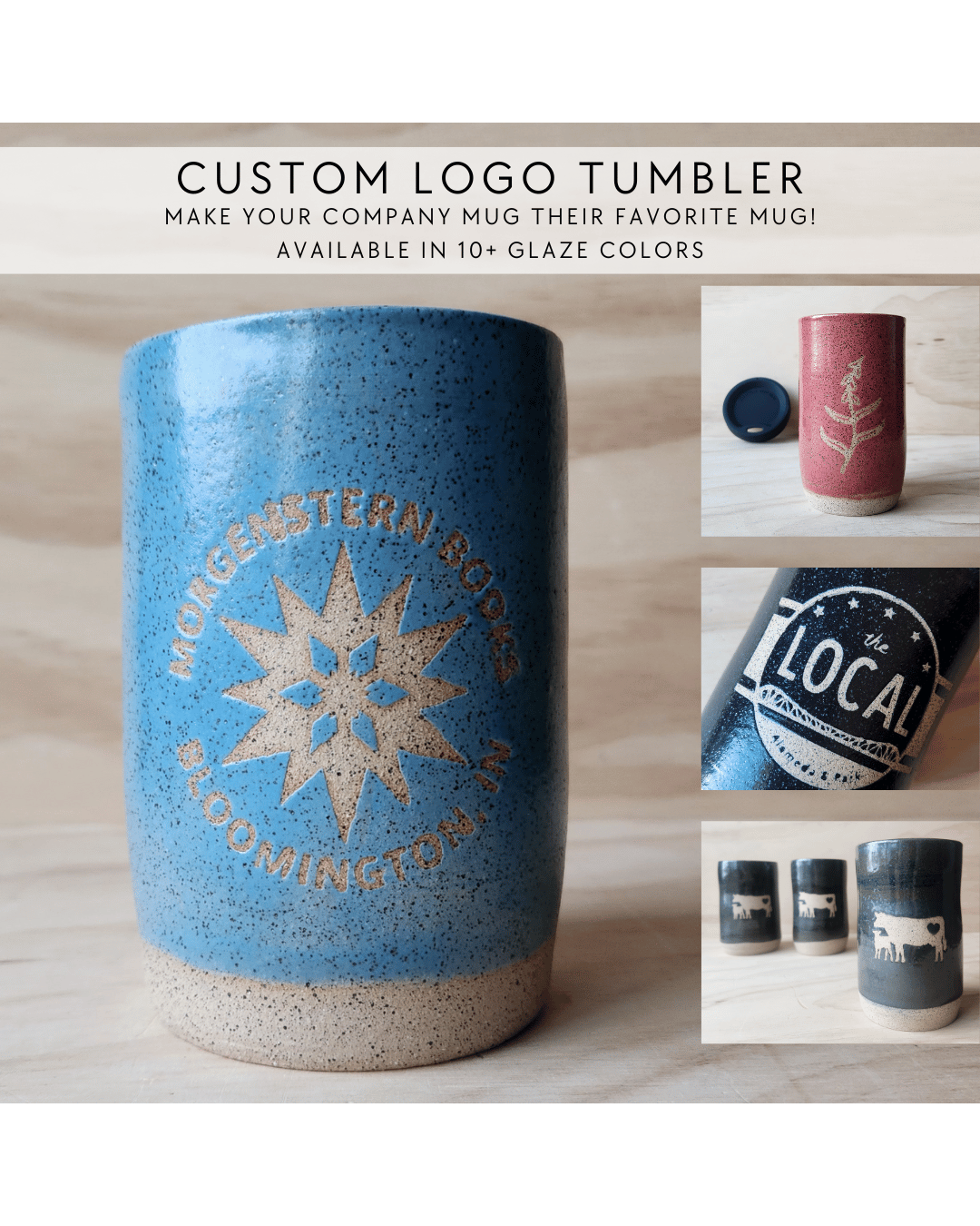 Tactile Earth – Großhandel Thermotasse/-becher – Keramik-Reisebecher mit individuellem Firmenlogo – wählbare Glasur2