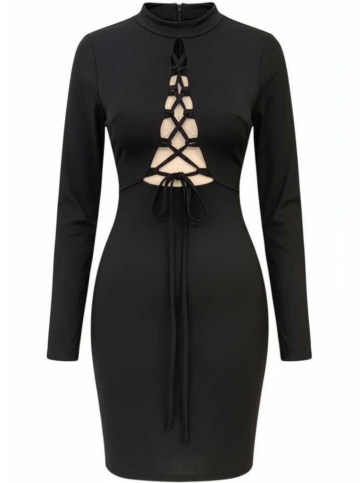 SHORT BLACK DRESS 22263 for wholesale on Faire1