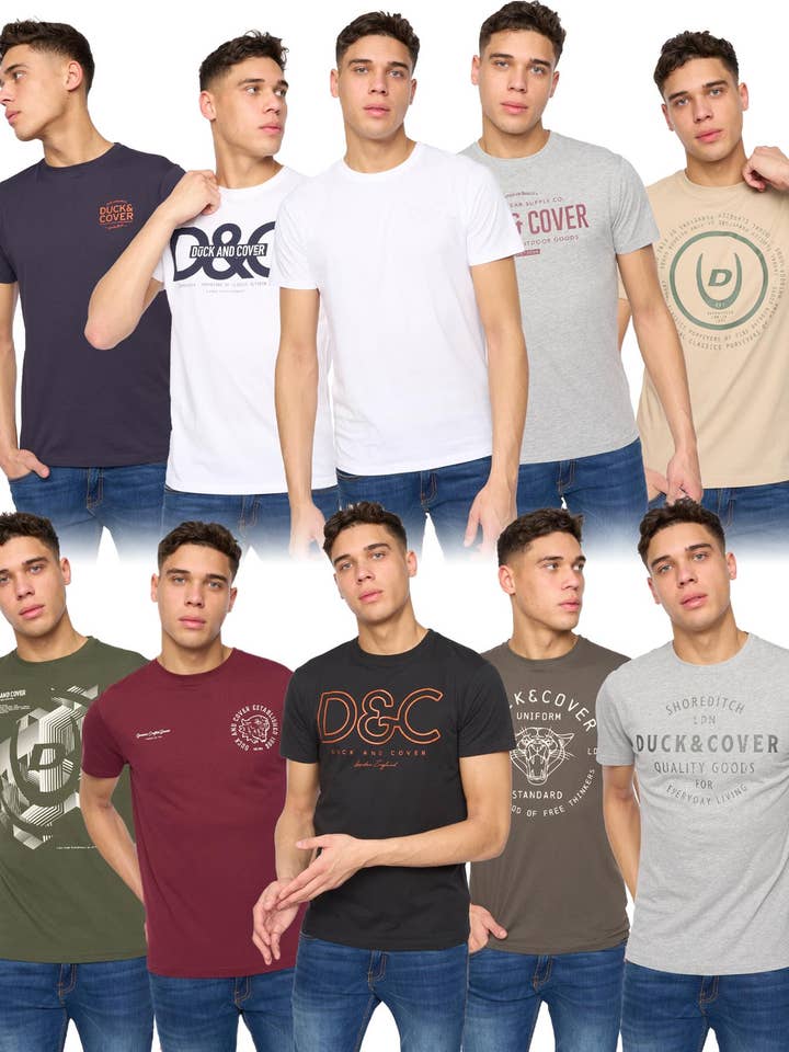 Cheymore & Corsure T-Shirt, 10 Stück, sortiert für den Großhandel von Duck and Cover
