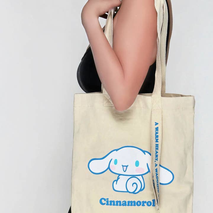 LASR - Wholesale Tote Bag - Women's - Sanrio Cinnamoroll Convertible Canvas Tote1