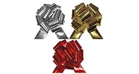 Morex Ribbon - Wholesale Ribbon - Gift Wrapping - #9188 7" METALLIC EASY BOW3