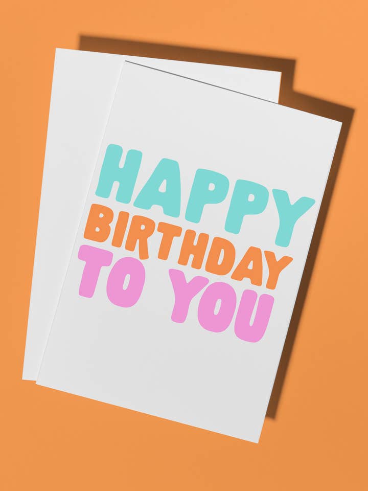 HBD TO YOU for wholesale by Los Feliz Goods