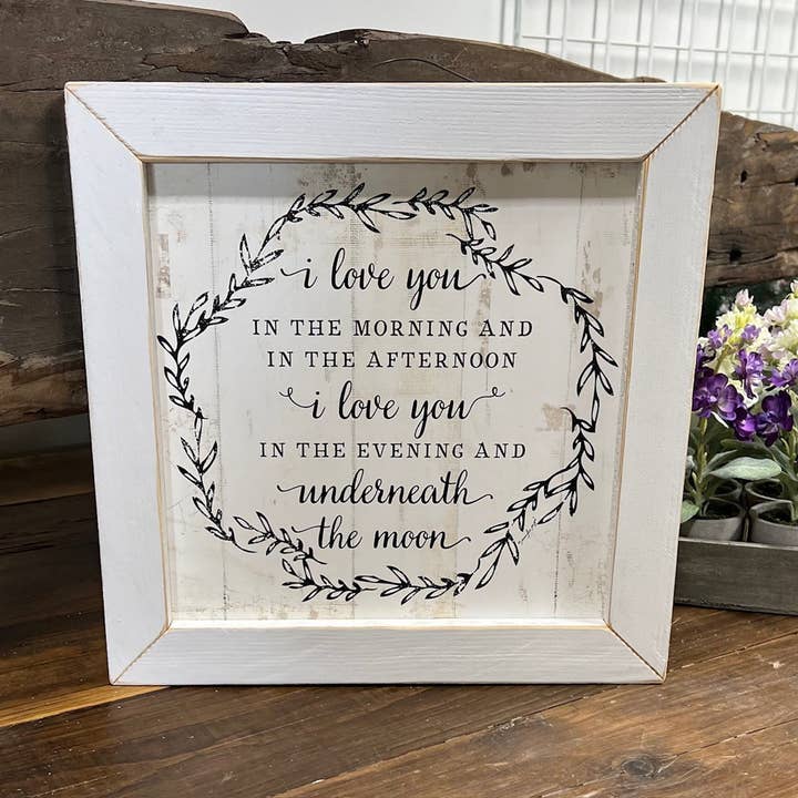 JanMichaels Art & Home - Wholesale Wall Sign - JP5569 I Love You in the Morning