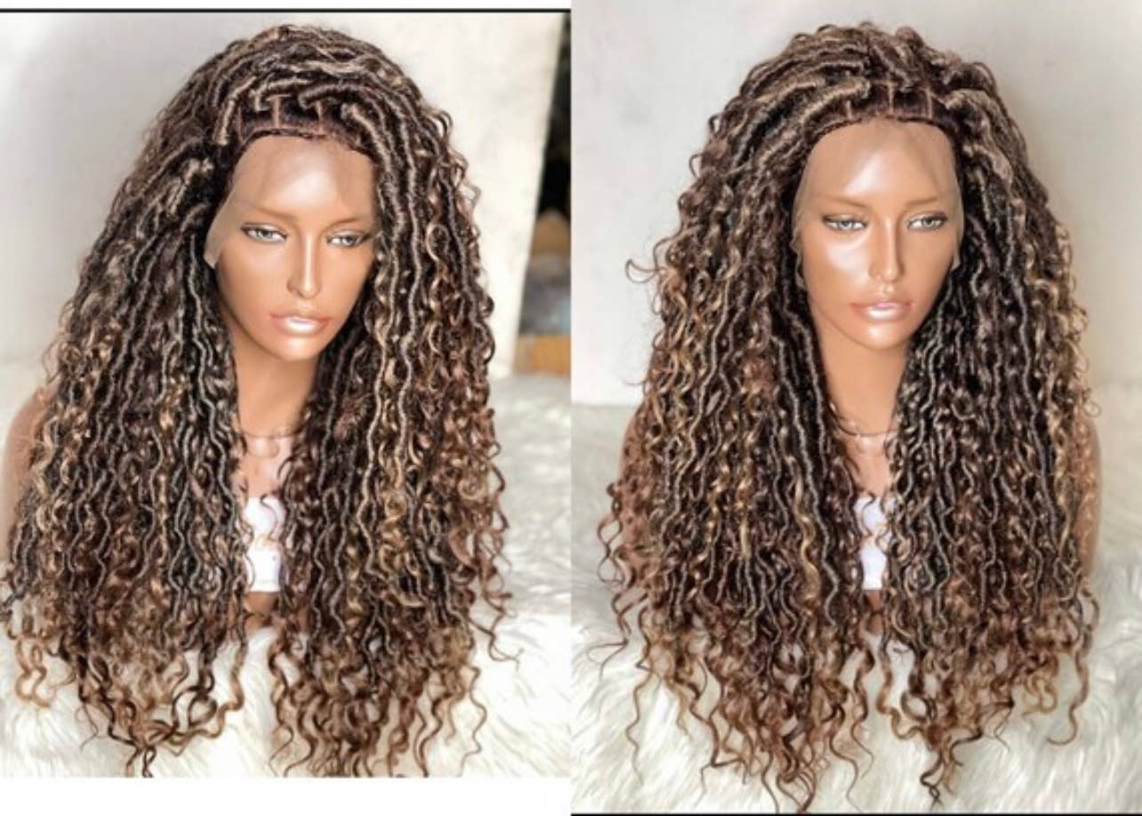 Lamuskwigs – wholesale Wig/hair piece – Bohemian faux locs braided wig1