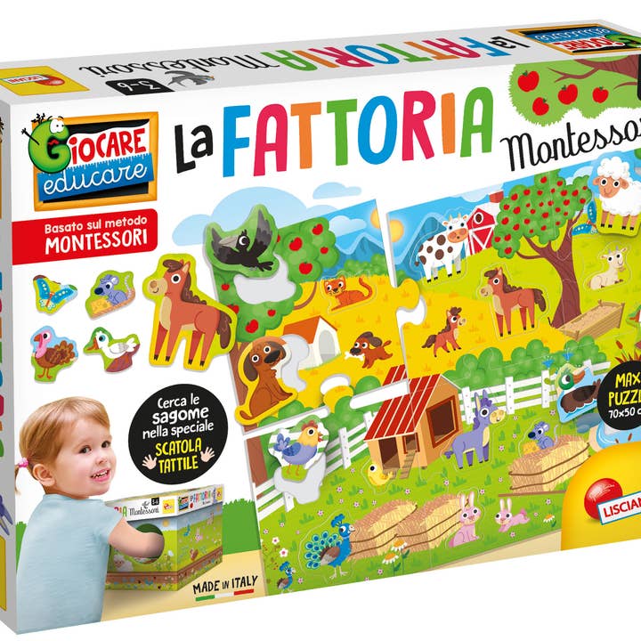 Montessori Maxi My Farm for wholesale by Liscianigiochi IT