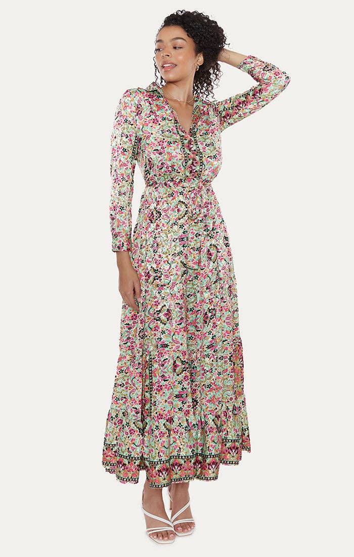 RAGA - Vente Robe – femme - Maxi ceinturé Lodhi2