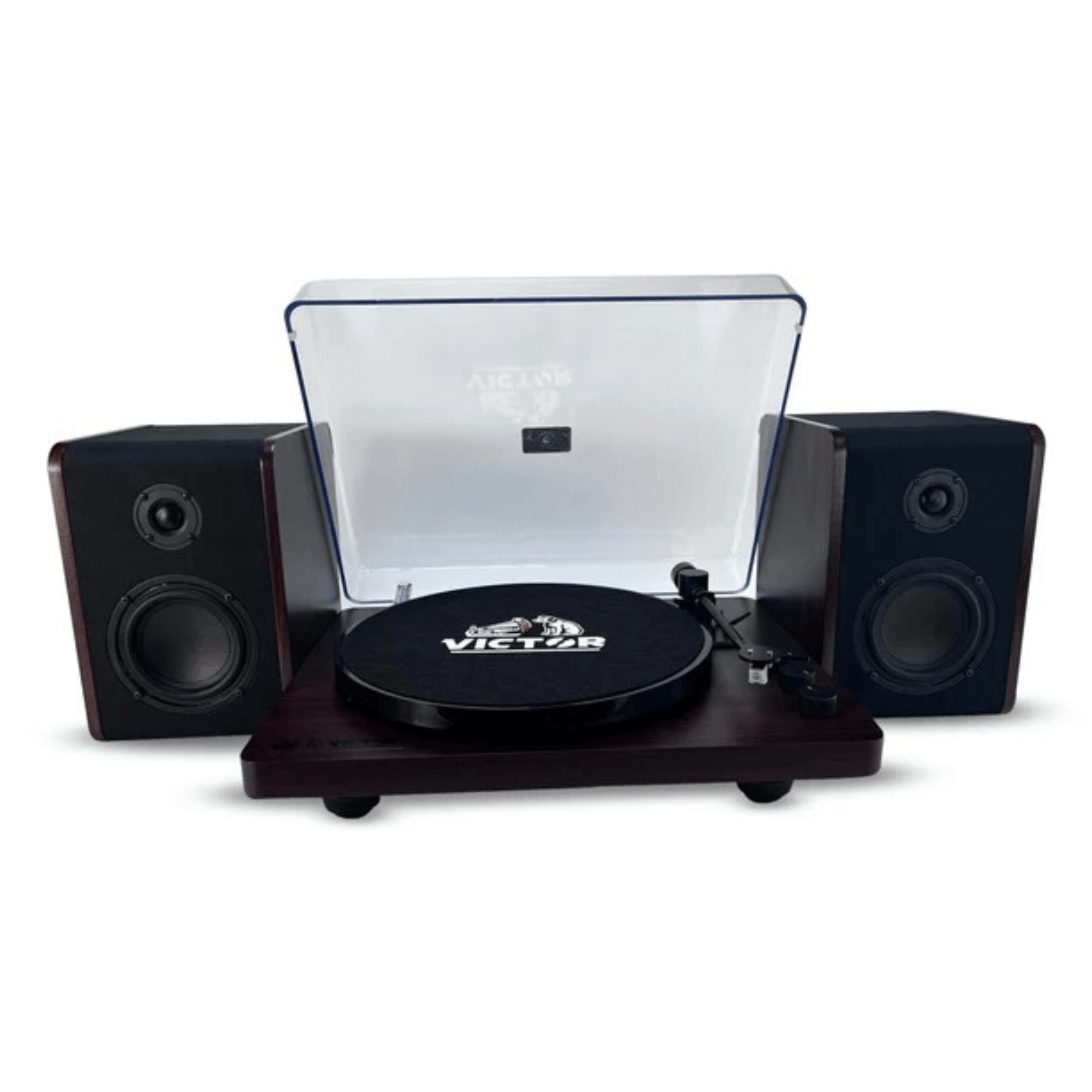 JupiterGear Home - Wholesale Speakers - Victor Lincoln Record Player with 3 Speeds, Stereo Speakers11