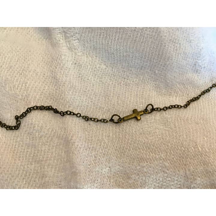 Dainty Cross Necklace for wholesale by The Atlas Rose And Key