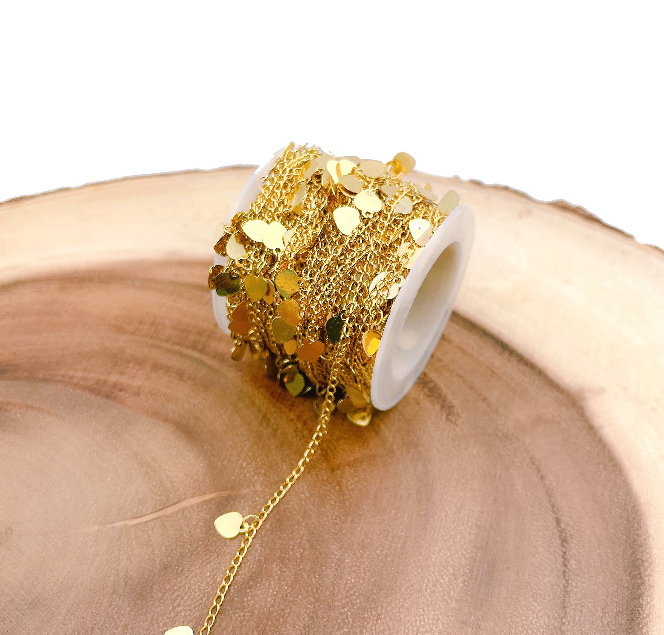 Beads Creation – Engroshandel Håndværk forsyninger – Dejlig hjertecharmekæde til fod, CH1665