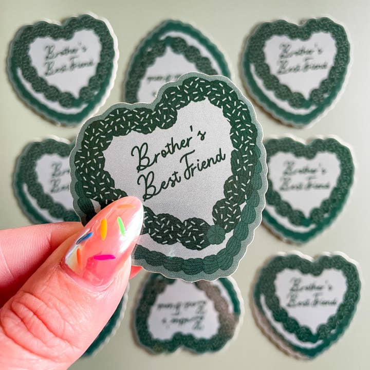 Autocollant du trope du livre "Le meilleur ami du frère" pour la vente par Stark + Stanley