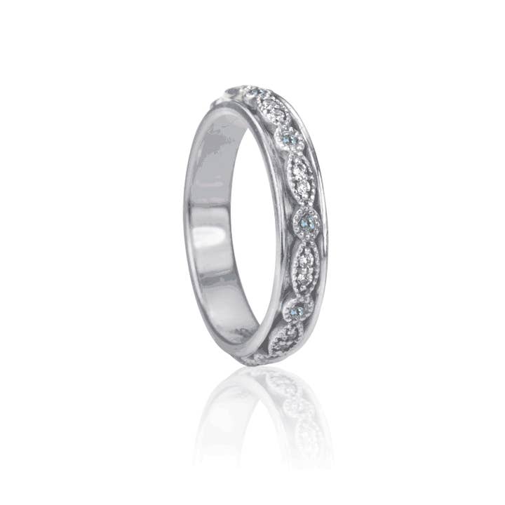 Bague de méditation Truth en argent sterling pour la vente par MeditationRings