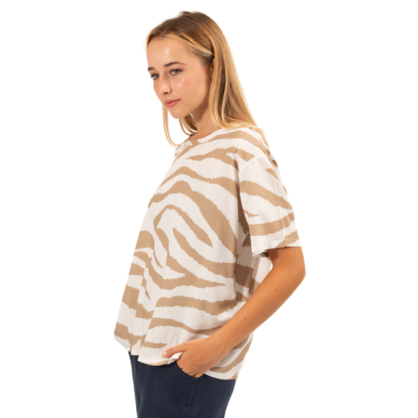VeraMay - Venta al por mayor Camisa - Mujer - 6405 Top de Viscosa Italiana Fango Vera May2