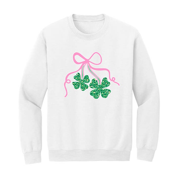 Sweatshirt Trèfles & Nœuds pour la vente par Viv&Lou