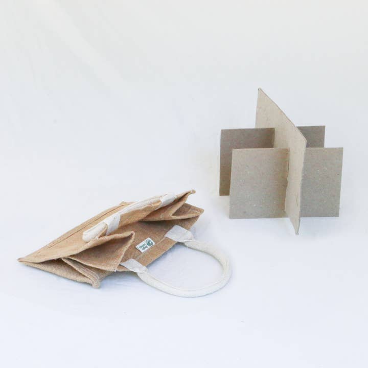 Simple Ecology - Wholesale Grocery/Shopping Bag - Reusable Jar Carrier w/ 6 Adjustable Pockets- Simple Ecology