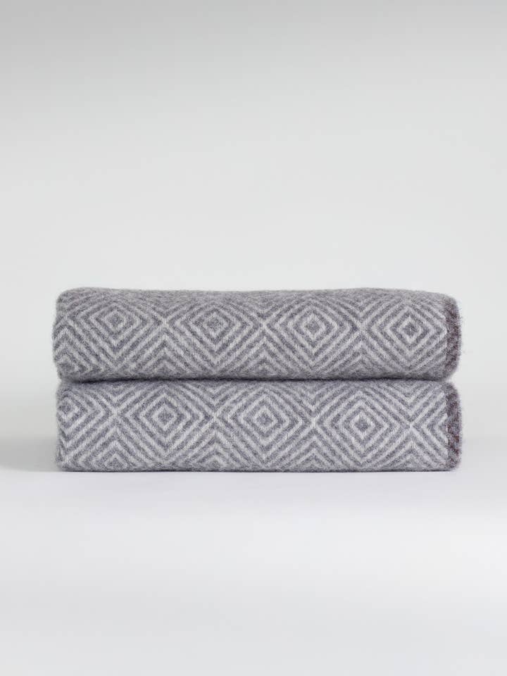 Wolldecke VENEZIA Grau für den Großhandel von MoST