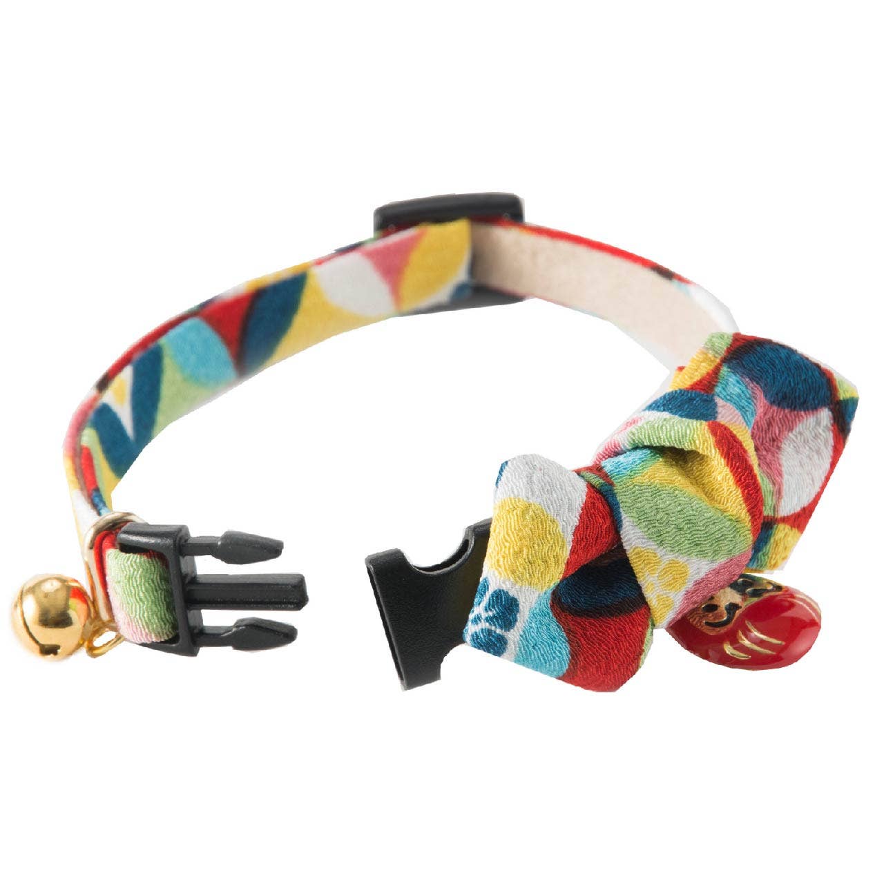 MOON-X USA, INC. - Wholesale Pet Collar - Cat - Daruma Charm Bow Tie Cat Collar (Red)3