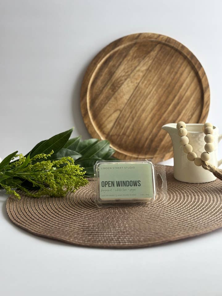 Open Windows Soy Melt for wholesale by Linden Street Studio