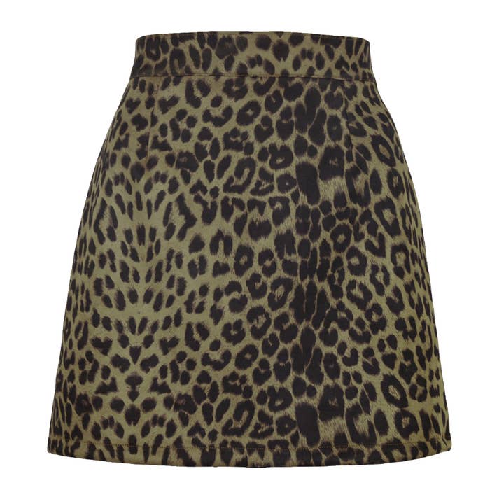 Masyal - Wholesale Skirt - Women's - Western suede hip-wrapped A-line miniskirt autumn and winter10