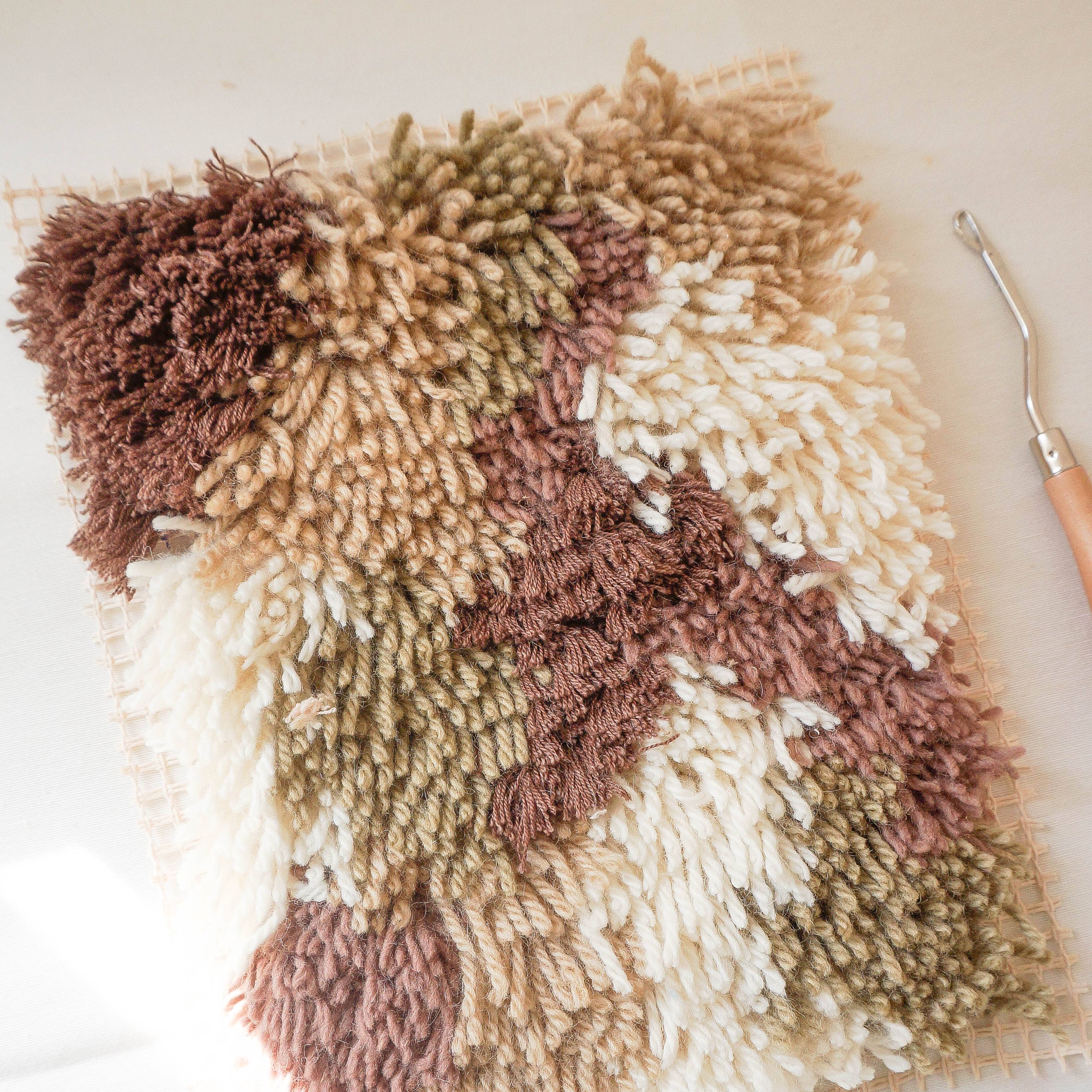 Living Fibers – wholesale DIY craft kit – Forest Latch hook kit4