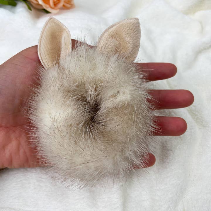 SoapElenGlen - Wholesale Hair Tie - Mink Fur Cute Hair Tie2