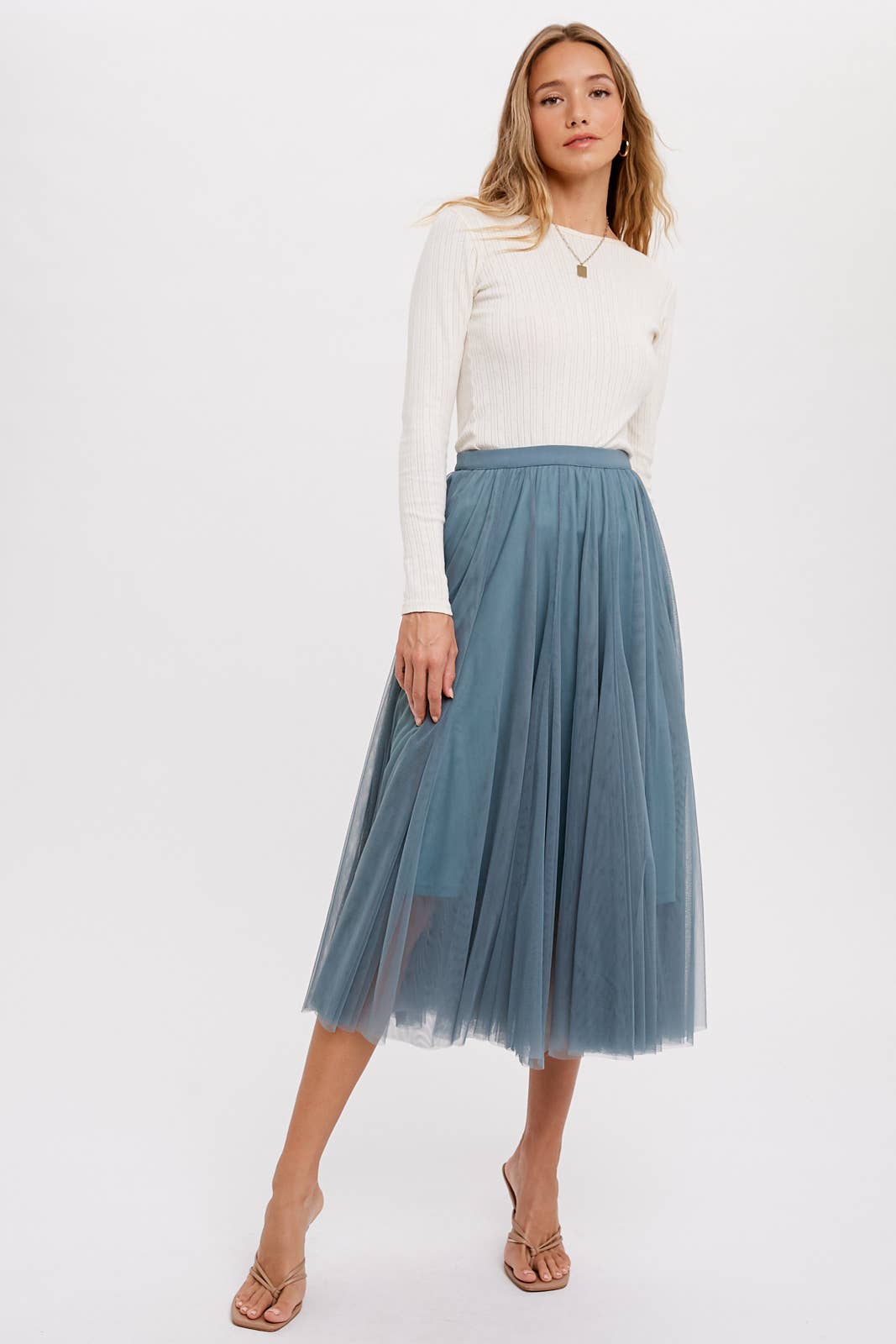 Bluivy - Wholesale Skirt - Women's - TULLE MIDI SKIRT9