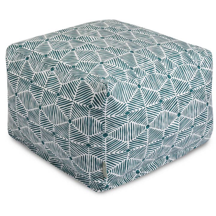 Majestic Home Goods - Pouf Charlie smeraldo per la vendita all'ingrosso da parte di Majestic Home Goods