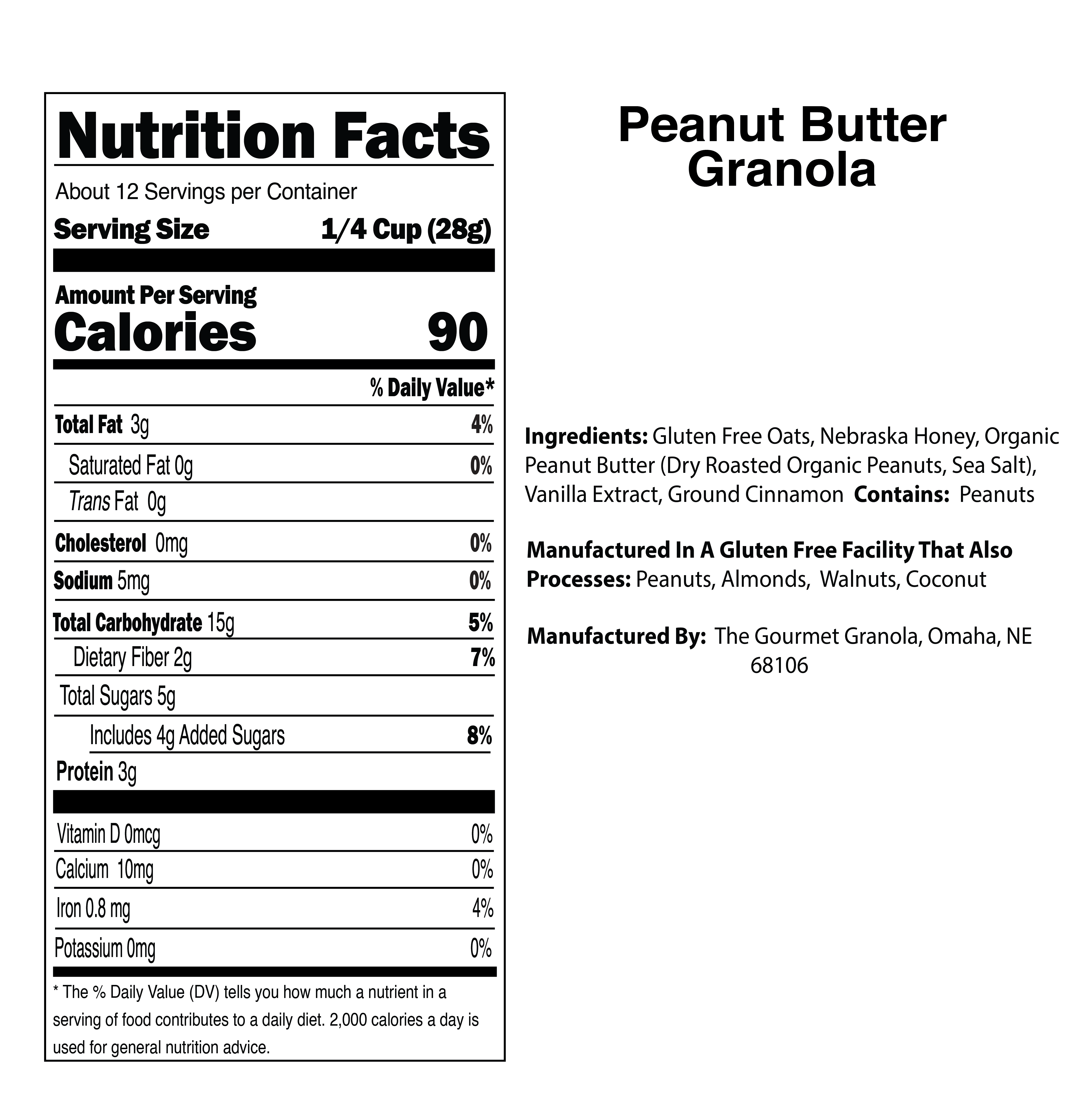 The Gourmet Granola – Großhandel Granola – Erdnussbutter-Granola4