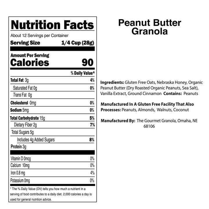 The Gourmet Granola – Großhandel Granola – Erdnussbutter-Granola4