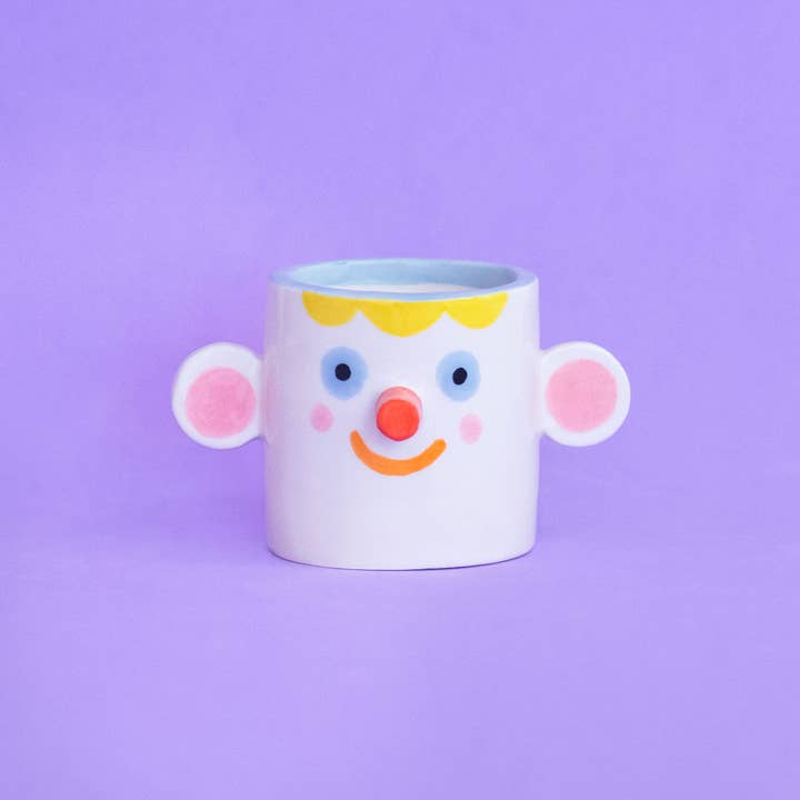 Happy Face / Ceramic Little Pot for wholesale by Ana Seixas