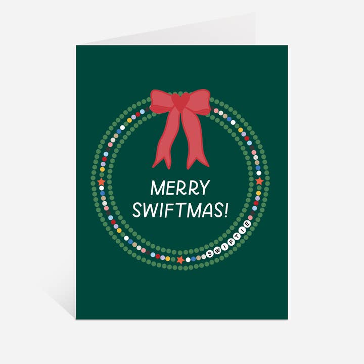 Merry Swiftmas | Taylor Greeting Cards, Friendship Bracelets for wholesale by Just Follow Your Art