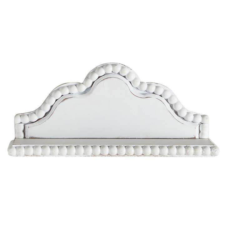 White Wood Shelf - Small for wholesale by 47th & Main (Creative Brands)