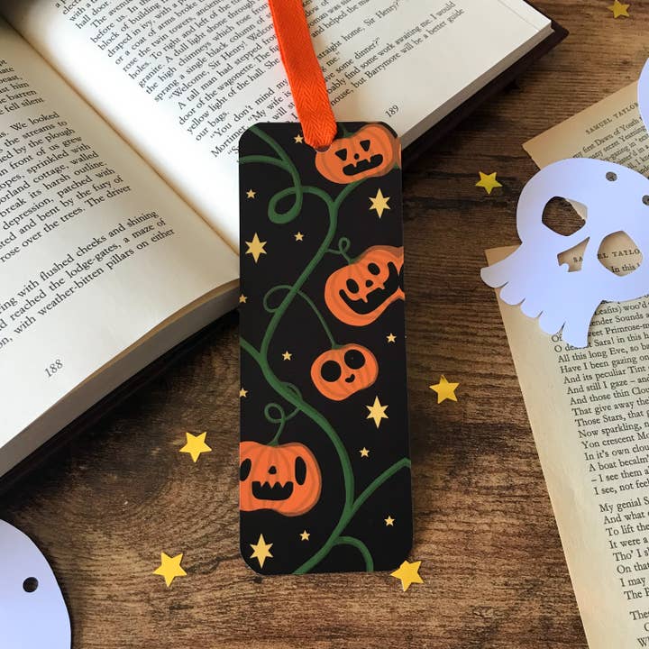 Marque-page mignon à la citrouille pour la vente par Tied Fates