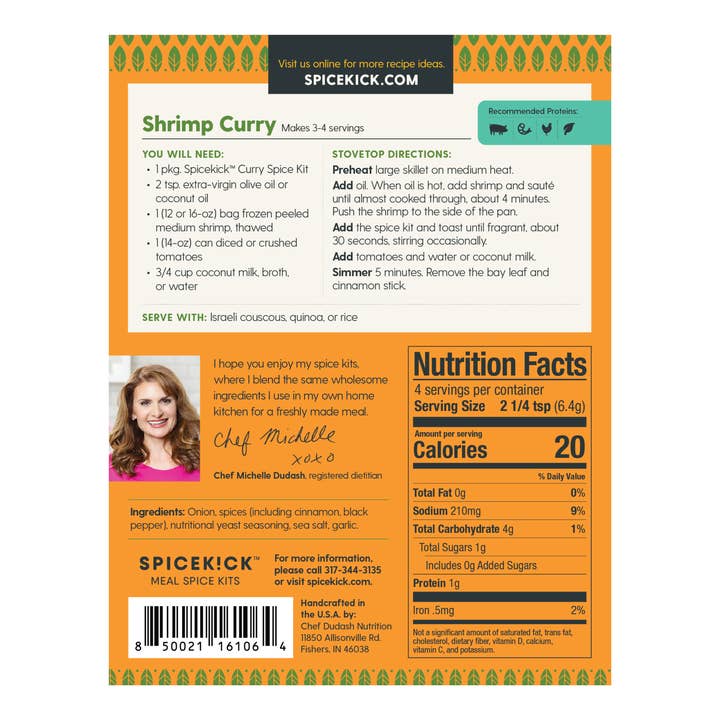 Spicekick - Wholesale Dried Spice Mix - Spicekick Seasoning Sampler (9 Pack) (Herbs, spices, salt)6