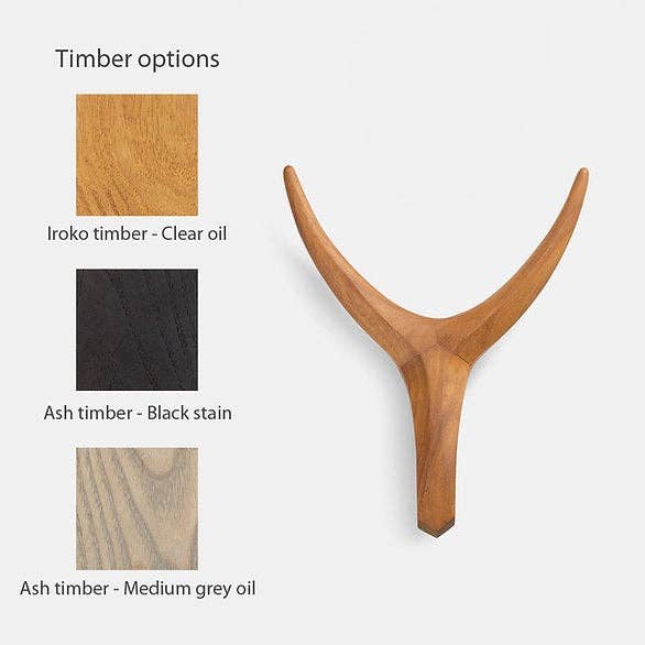 The African Home Goods - Wholesale Wall Accent - Nguni Head Ash Light Grey Iroko Wood | Animal Head Wall Deco9