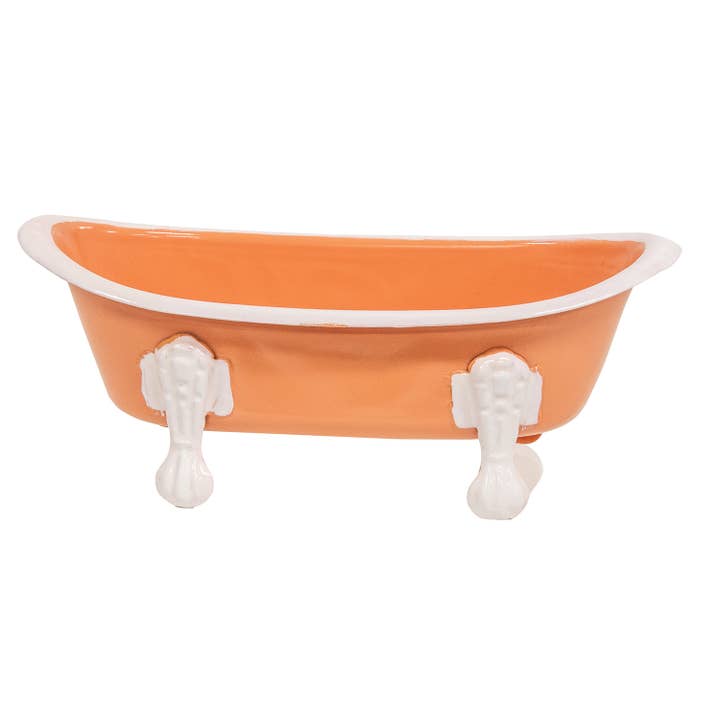 Col House Designs - Wholesale Soap Caddy - Coral Iron Bathtub Soap Dish
