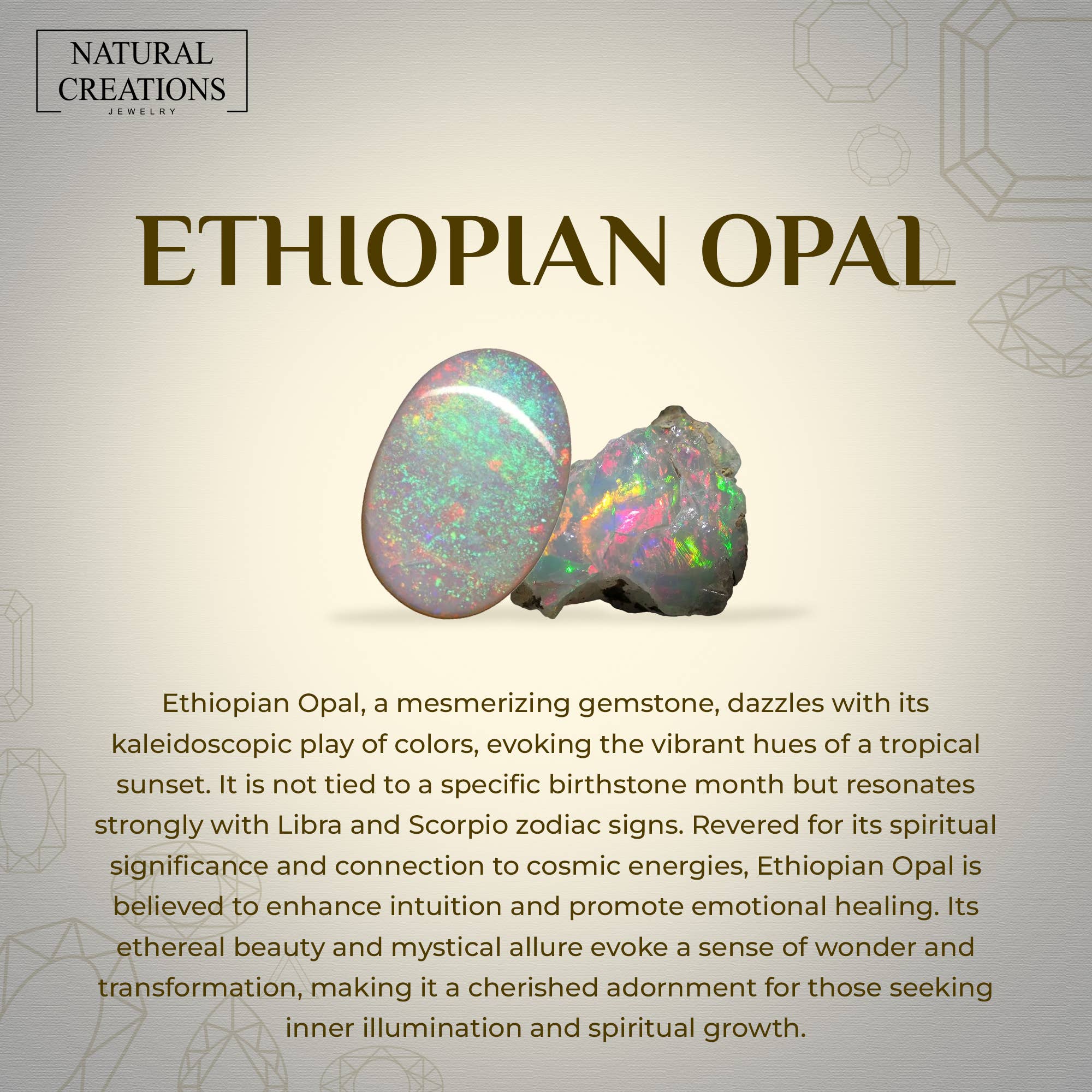 Nature Crafts – wholesale Pendant/charm necklace – Natural Raw Ethiopian Opal Pendant Necklace in 925 Silver5