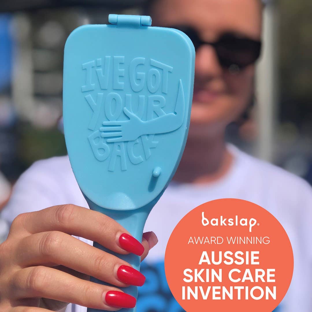 bakslap - Wholesale Retailer Display - Beauty & Wellness - Retailer Starter Package - Bakslap Lotion Applicator + POS3